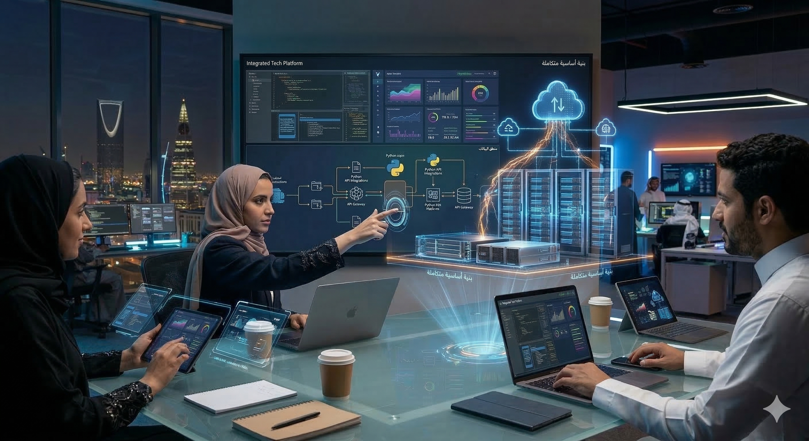 واجهة توضح إدارة الاستضافة والدومينات